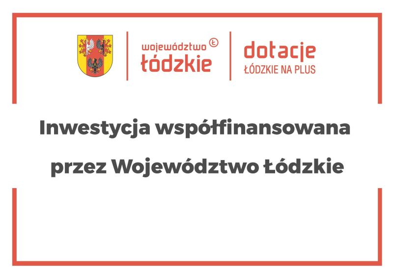 Tablica FOGRTablica informująca o przyznanym dofinansowaniu